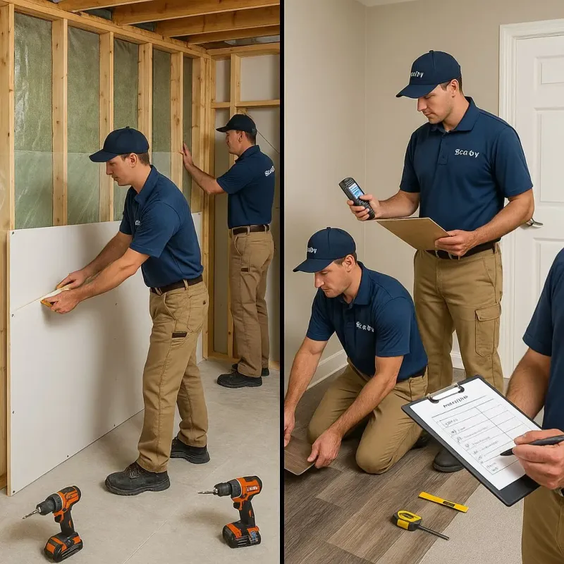 Repairs and Reconstruction process in Vienna Bend, LA